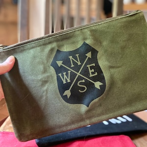 CAMP COLLECTION - Waxed Coated Canvas Pouch
