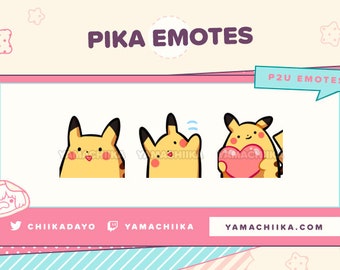 TWITCH EMOTES - Blobby Pikachu
