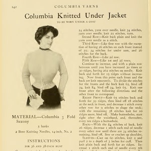 Vintage 1900s Knitting Crocheting Pattern Book, Edwardian Victorian Handiwork Knit Crochet Guide, Historical Knits Yarn Digital Download