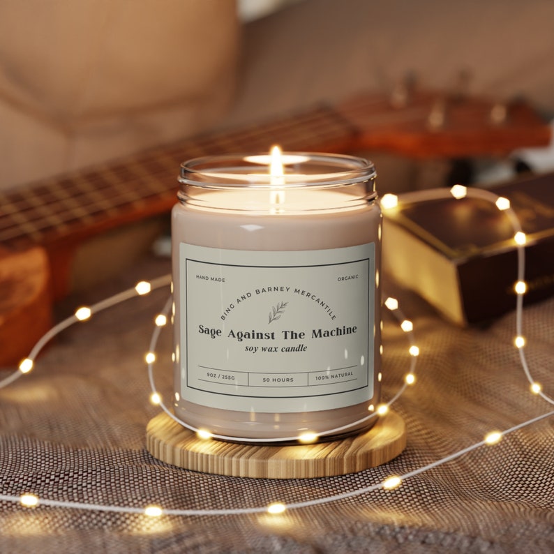 BingnBarnyMercantile Sage Against The Machine Candle - Thumbnail 4