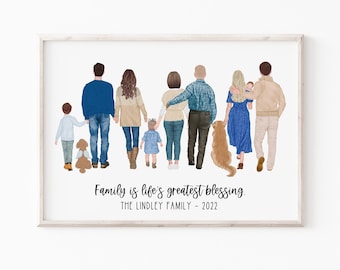 personalized gifts for mom, custom mom birthday gift, mother gift custom, mom wall art, mom painting
