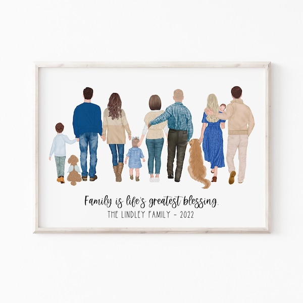 gepersonaliseerde cadeaus voor moeder, gepersonaliseerd verjaardagscadeau moeder, cadeau moeder op maat, kunst aan de muur moeder, schilderij moeder