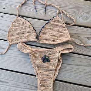 Handmade crochet bikini SUNSET / swimsuit