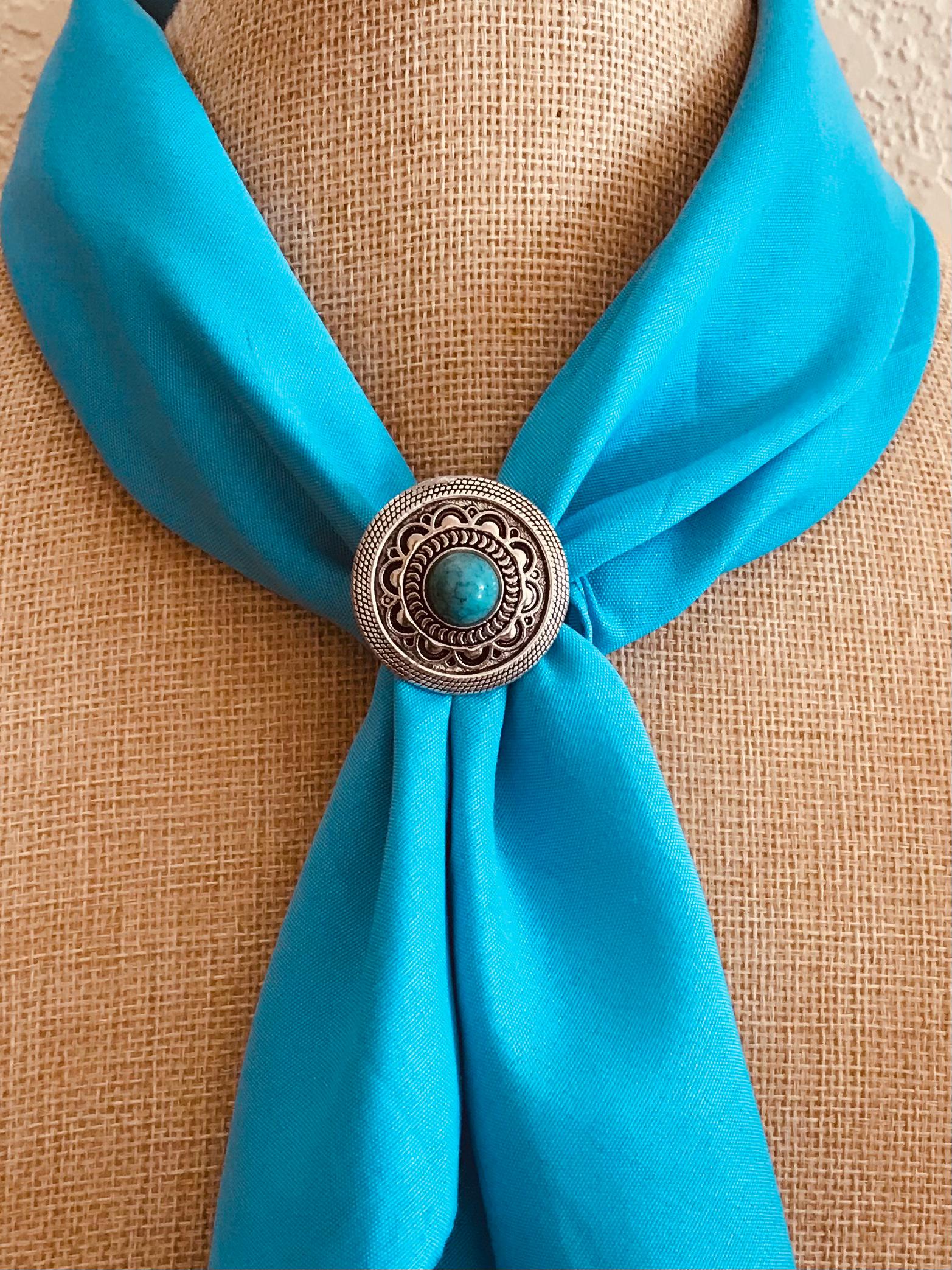 Chiffon / écharpe motif cachemire Wild WRC299C turquoise - toboggan transparent cuivre - France