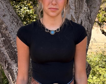 Concho halsband | cowgirl chic - Blommig