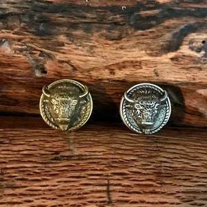 Schieber | Büffelkopf Bandana Ring-New York Buffalo Fan Geschenk-Buffalo Bills | Herren Bandana Ring