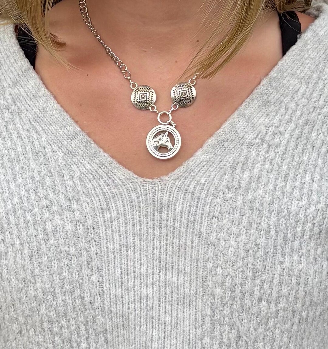 Aztec Concho Choker Necklace | Jewelry Rodeo | | Cowgirl Punchy ...