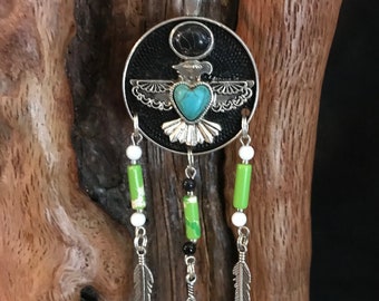 NAVAJO サンダーバード ネックレス BL刻印 ナバホ INDIAN JEWELRY