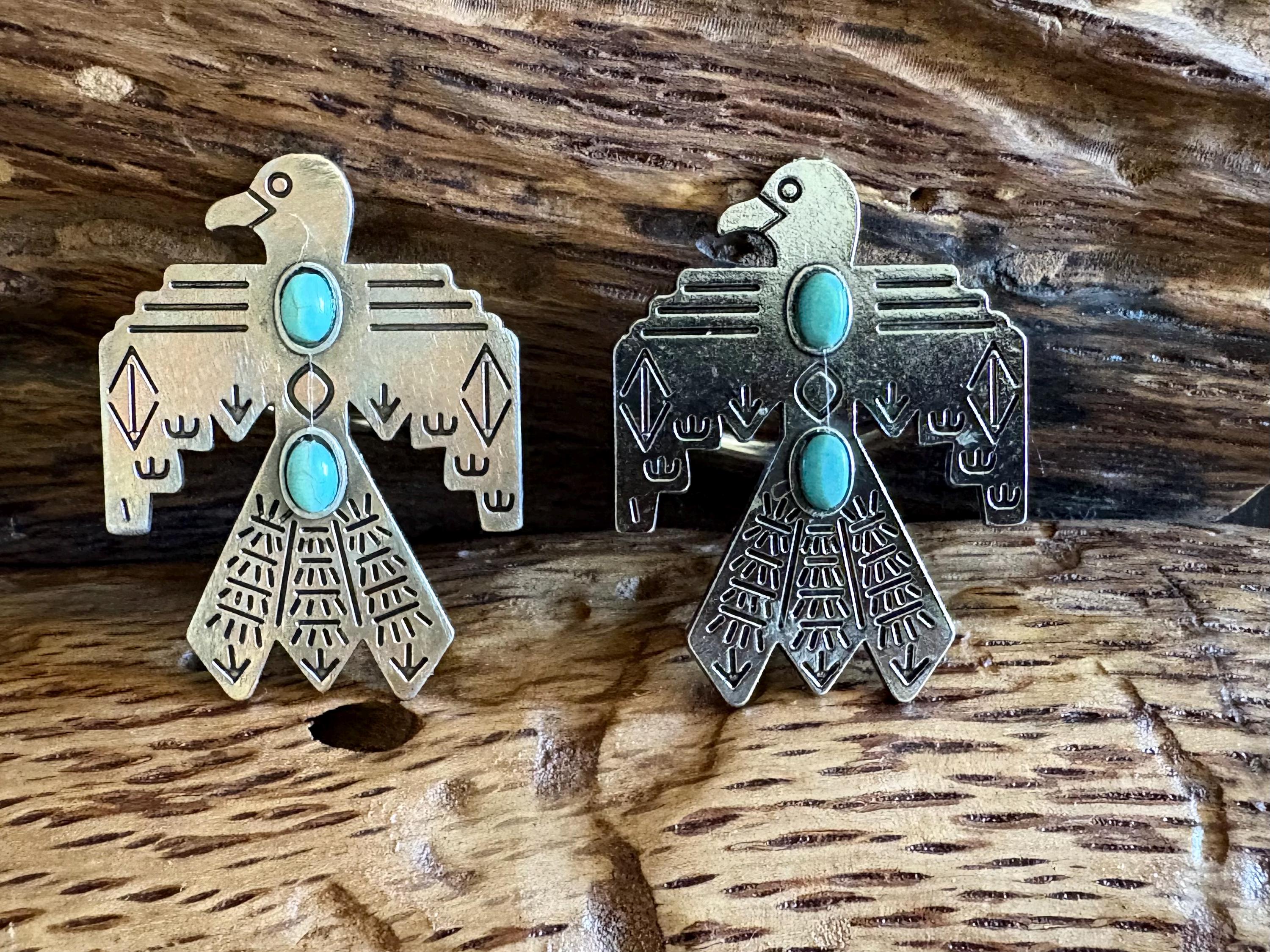 Native Scarf Slide | Thunderbird Tribal Symbol | | Navajo | Gifts Native Scarf Slide | Thunderbird Tribal Symbol | | Navajo | Gifts