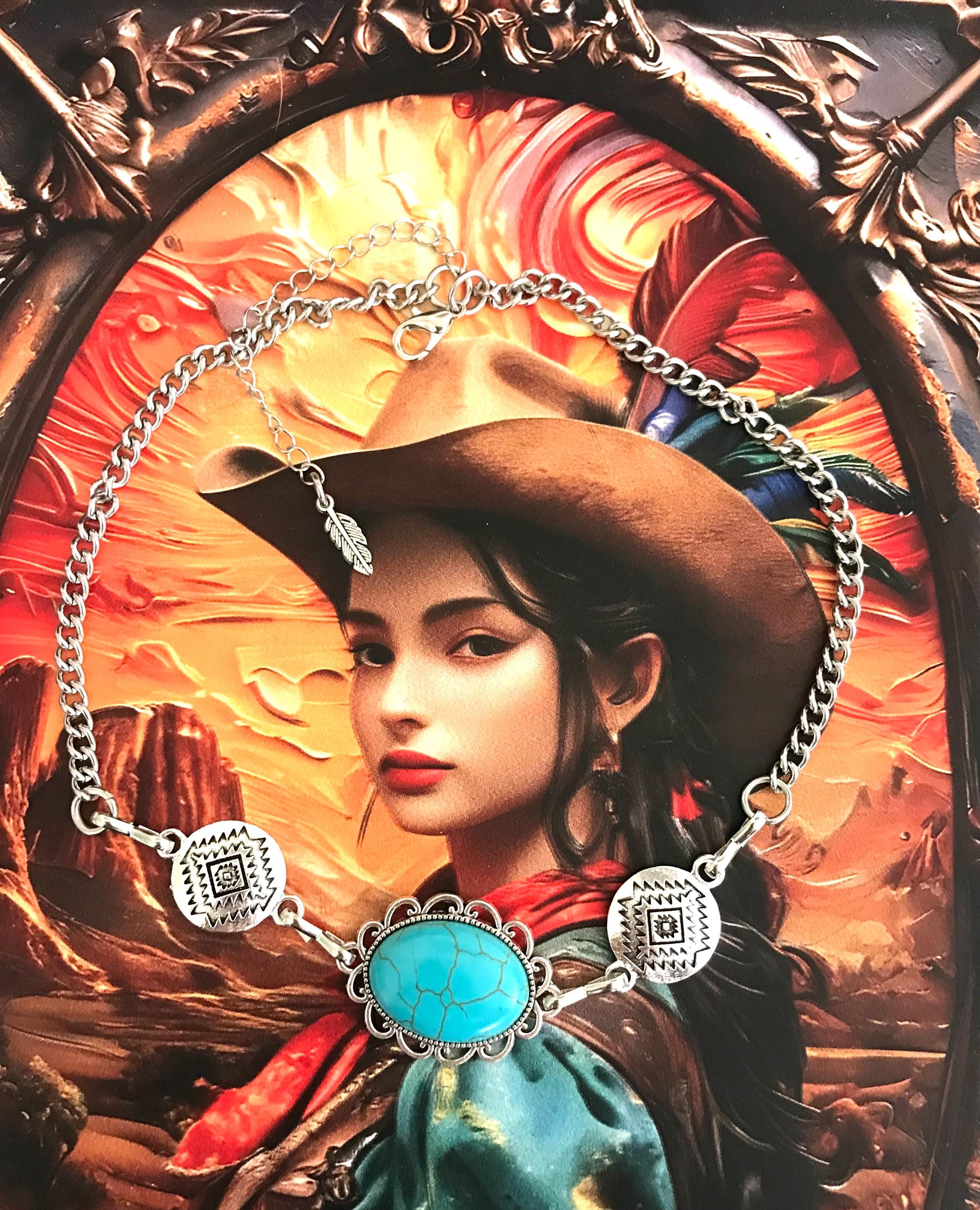 Aztec Concho Choker Necklace | Jewelry Rodeo | | Cowgirl Punchy ...
