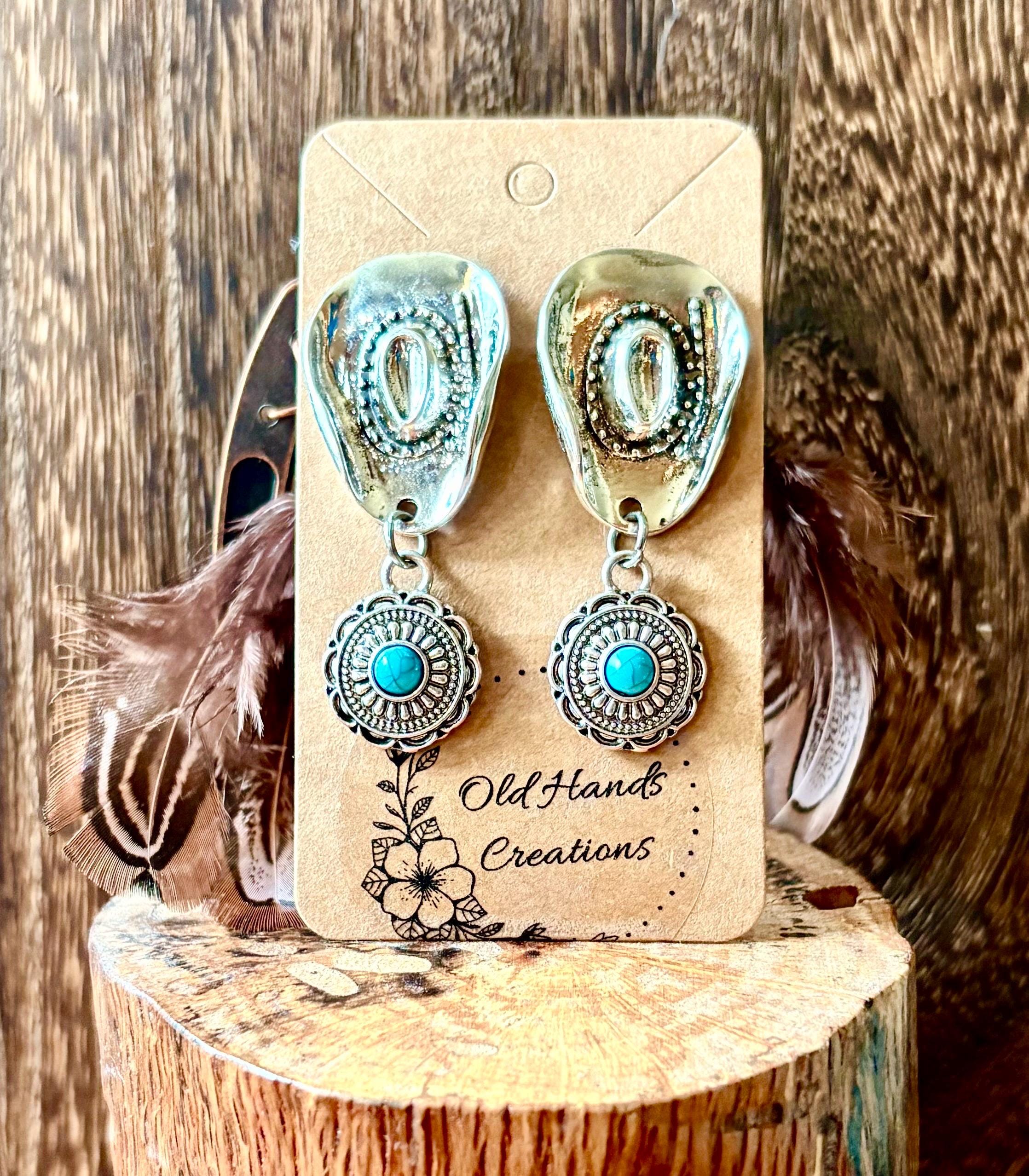Cowboy Hat Earrings | Southwestern Charms | Cowgirl Punchy 