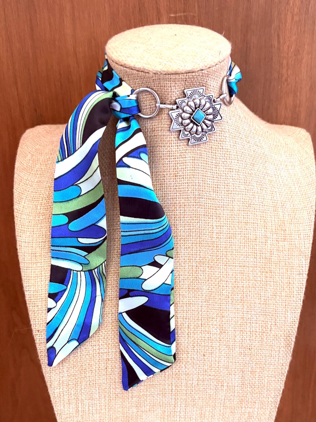 Scarf Slide-aztec Cross -western Gift-purse Accent-ladies Gift - Etsy