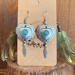Orecchini A Cerchio In Argento Sterling 925 Con Turchese Vero – Stile Vintage Western Bohémien, Regalo Per Donne E Ragazze