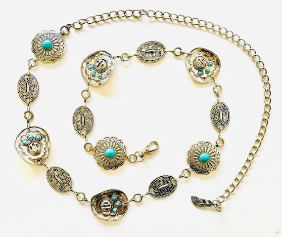Ornate wide chain style belt. Amazon.com: EIFINE Fashion Elastic Belts for Women PU Thick  main image 4