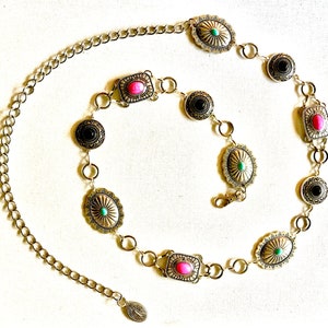 Western Silver Concho belts | Turquoise and silver Conchos | Vintage Navajo beltGreat NFR accessory!