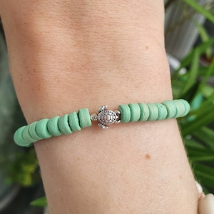 Coconut bracelet turtle
