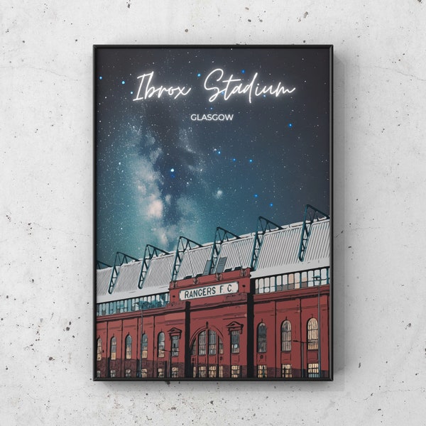 Rangers Fc Wall Art Etsy UK