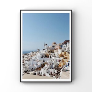 Impression de Santorin, cadeaux de Santorin, art mural de Santorin, fiançailles de Santorin, photographie de voyage, galerie de voyage, souvenirs de voyage, A5 A4 A3 A2