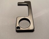 Touch-less Key Tool Matte Black Brass Alloy
