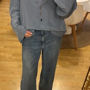 camicia in seta carta da zucchero