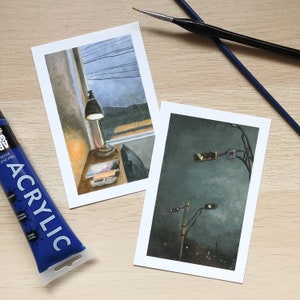 Rainy Days - 2 Pack Postcard Prints