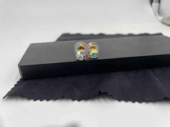 Aurora Borealis Crystal Earrings - image 2