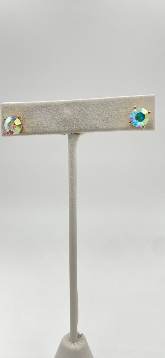 Aurora Borealis Crystal Earrings - image 3