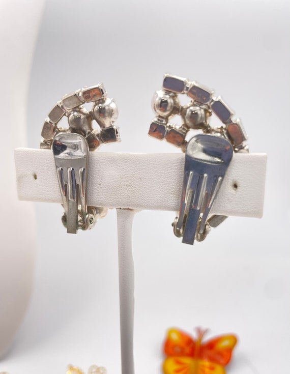 Rhinestone Clip on Ear Climbers - image 3