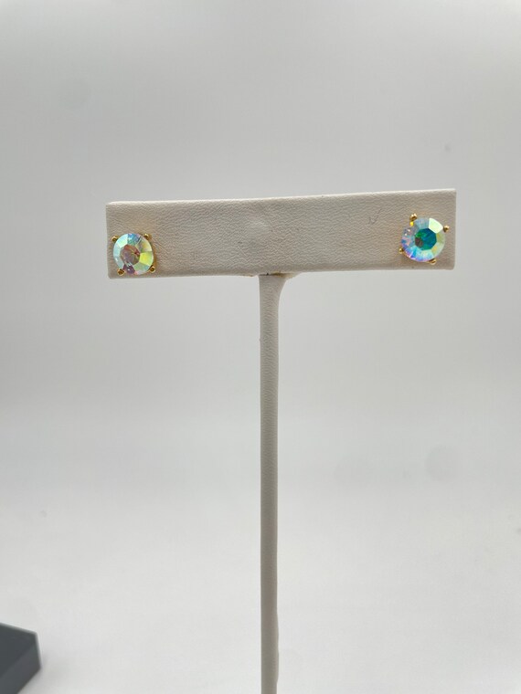Aurora Borealis Crystal Earrings - image 5