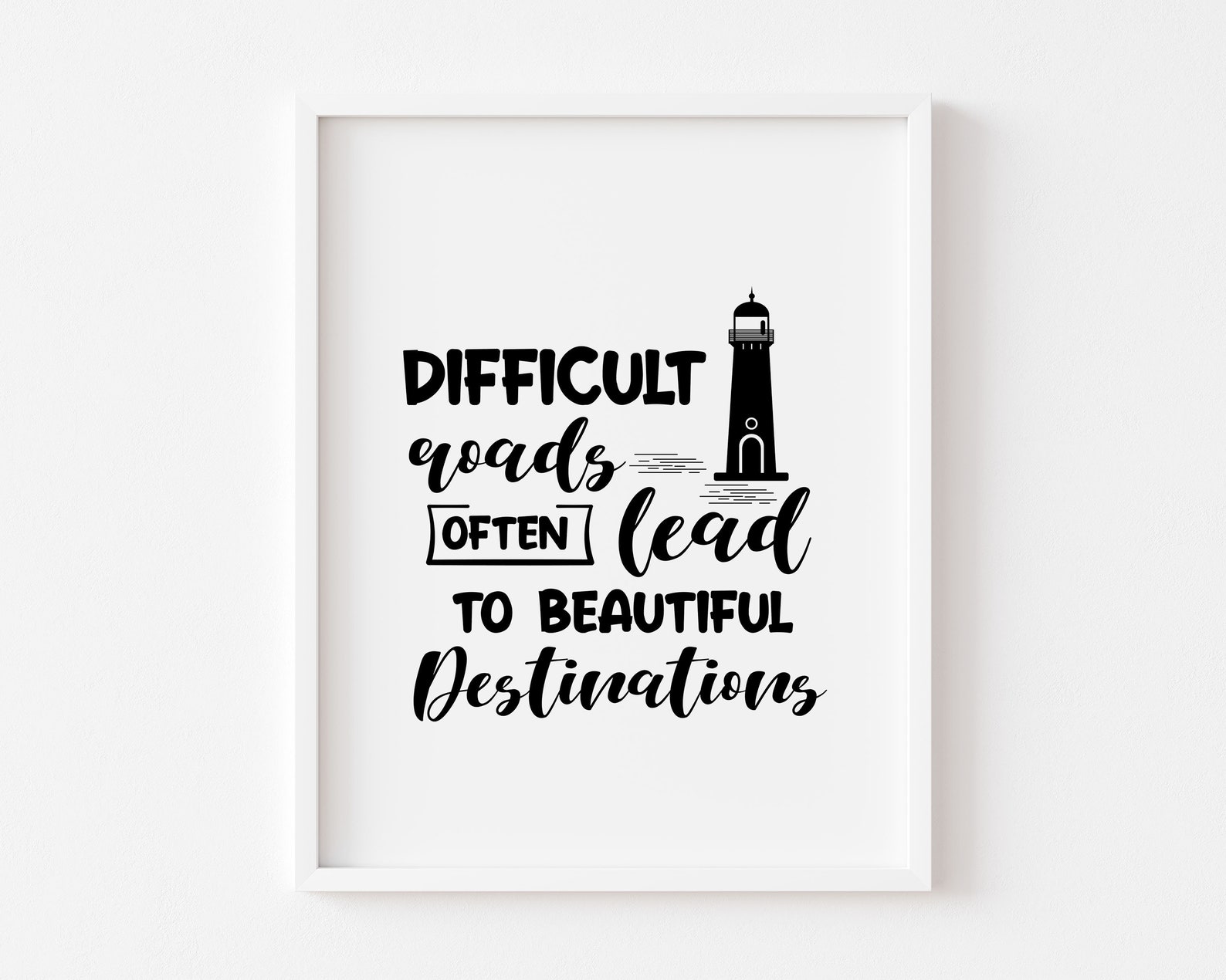 Inspirational Quotes Prints Inspiring Quote Print Etsy UK