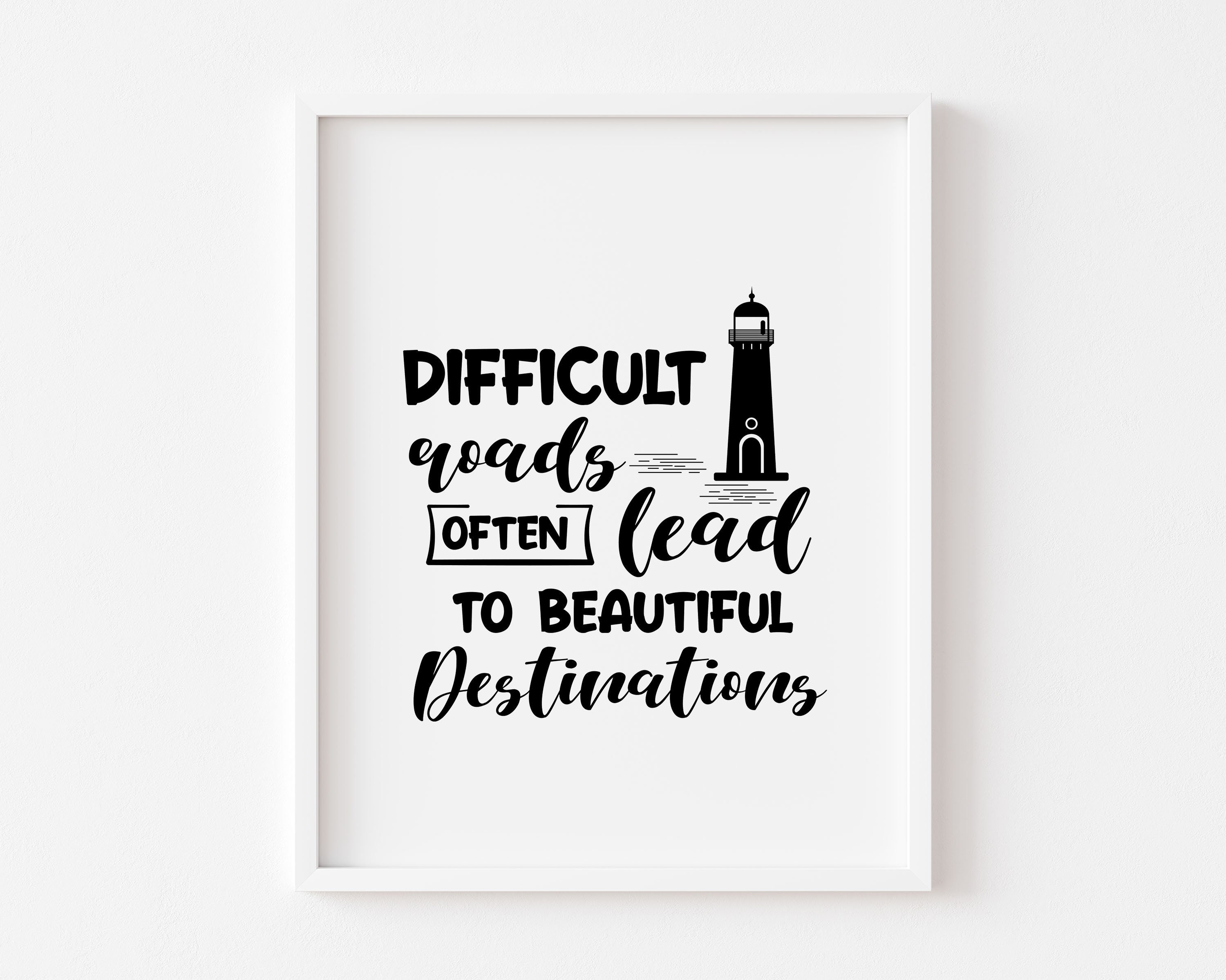 Inspirational Quotes Prints Inspiring Quote Print Etsy UK