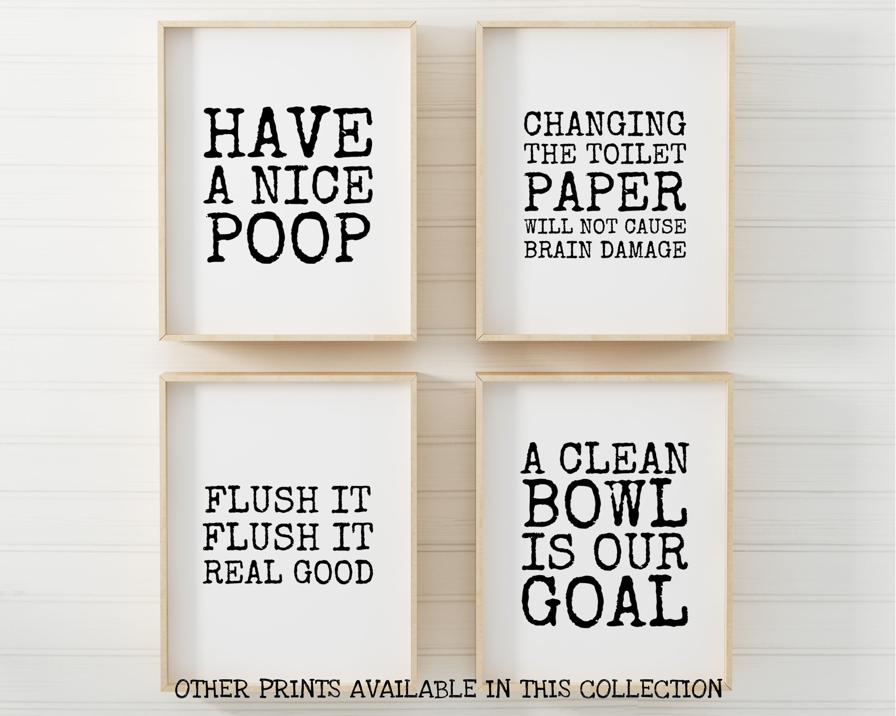 Printable Art Here I Sit Broken Hearted Bathroom Digital | Etsy