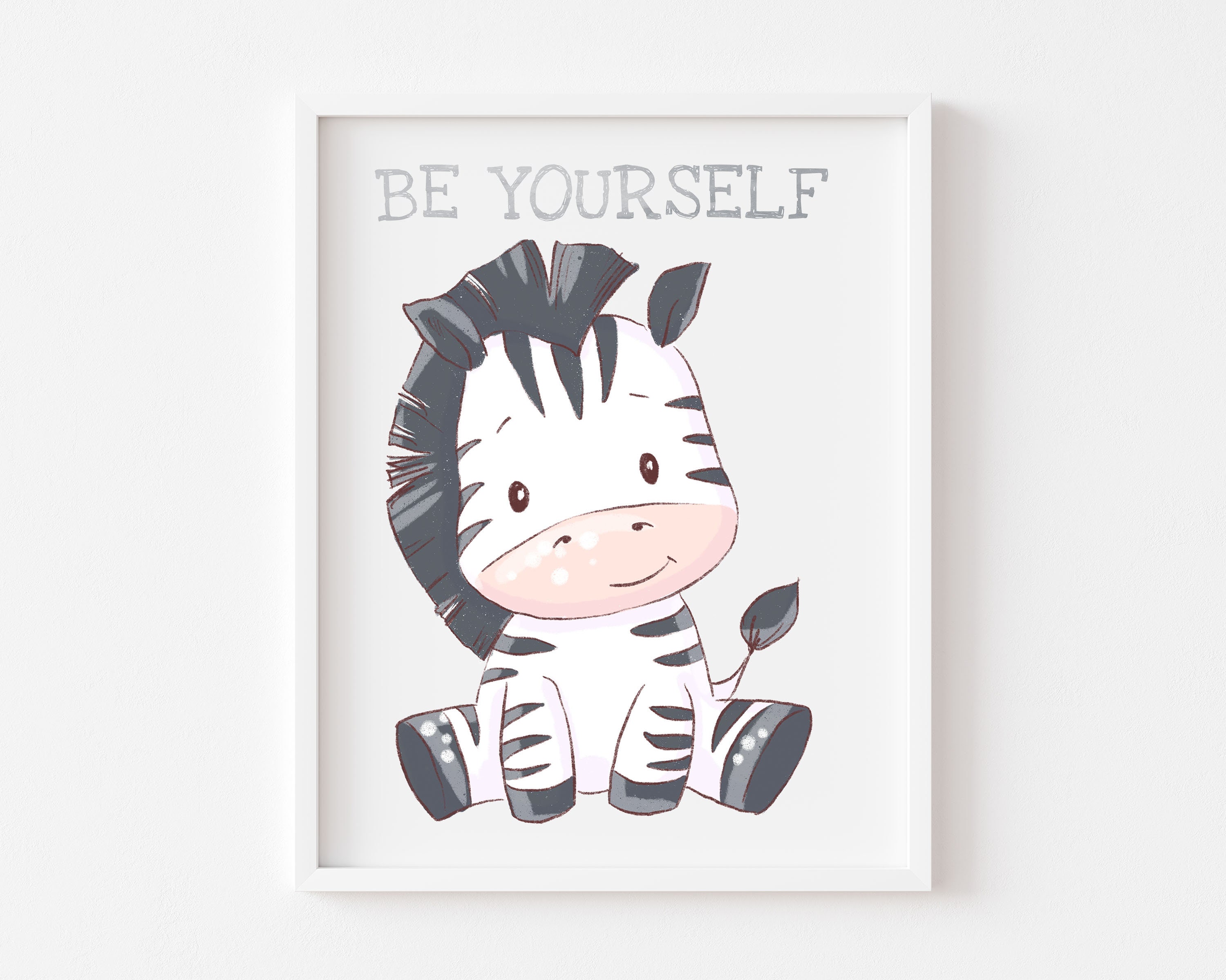 Set of Nursery Animal Set Of 6 Prints Watercolour Baby Animal | Etsy