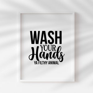 Funny Bathroom Décor, Prints, Bathroom Typography, Funny Wall Art For Bathroom, Wall Art Quotes Home, Bathroom Quote Print image 8