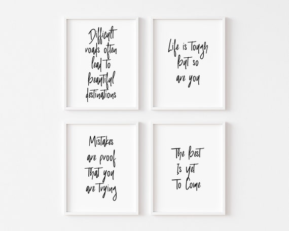 Motivational Quotes Wall Art Printable Inspirational Quote -  Portugal