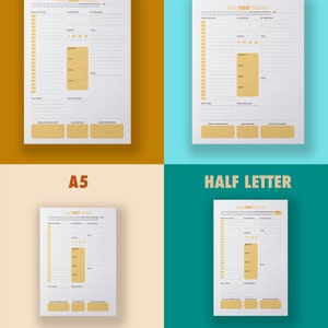 Daily Planner Printable Yellow, Daily Printable Planner Template ...