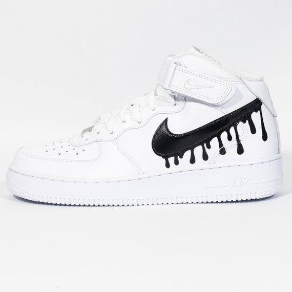 nike air force 1 black drip