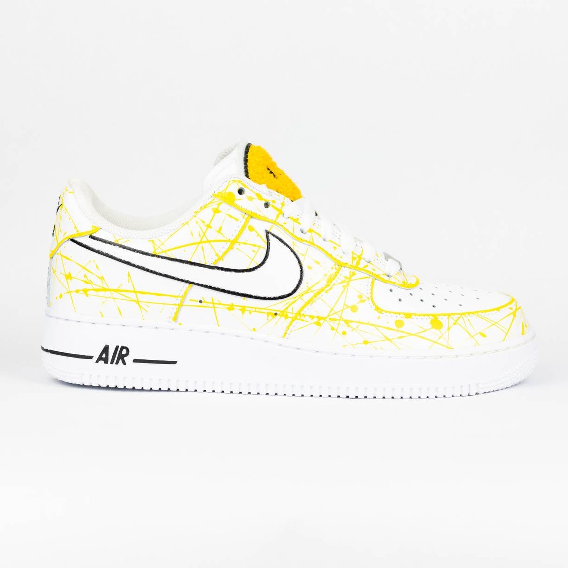 Nike Air force 1 Custom white 'Smiley' edition | Etsy