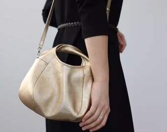 Mini genuine leather handbag,Small crossbody bag,luxury messenger purses,fashionable leather bag,personalized gift,Leather shoulder bag