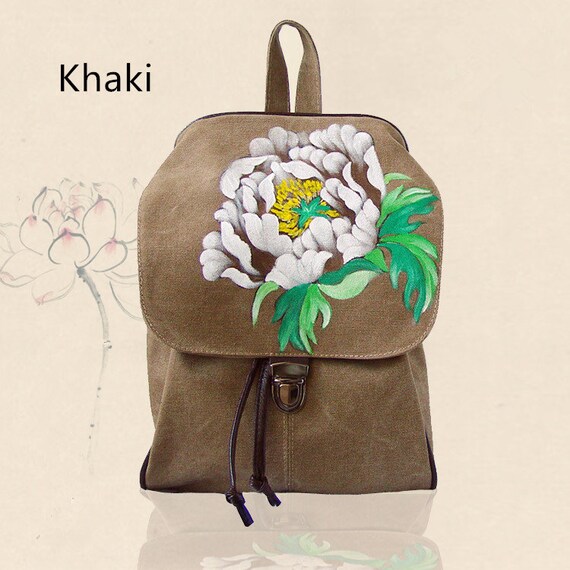 flower pattern backpack