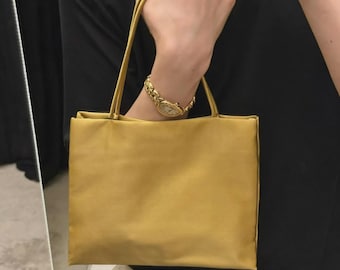 Satin Tote Shoulder Bag, Elegant Evening Top Handle Bag,Bridal Wedding Clutch,Small Tote Bag, Minimal Design Purse, 2026 New Trendy Handbags