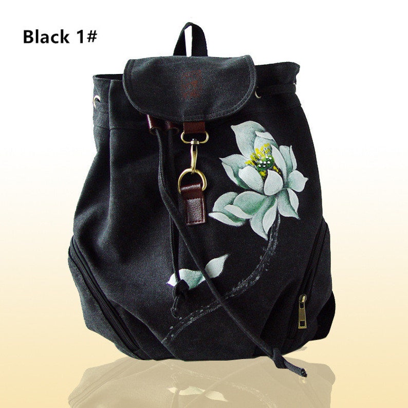 ladies canvas rucksack