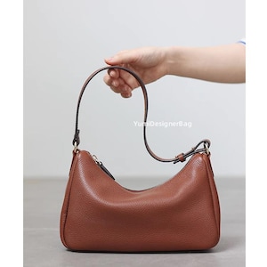 Cartera de piel auténtica, bolso de piel con asa superior, cartera de piel para mujer, bolso de piel pequeño, cartera de noche, bolso de piel, regalos personalizados
