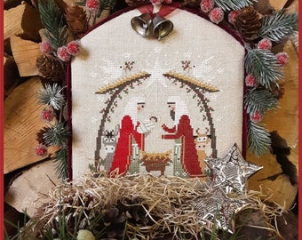 FILE PDF DIGITAL "Nativity Collection 2 - two variant, cross stitch Nativity, Jesus, Christmas, Natività