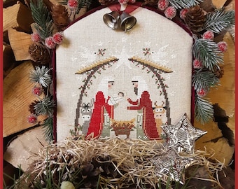 DIGITAL PDF FILE "Nativity Collection 2 - two variants, cross stitch Nativity, Jesus, Christmas, Nativity
