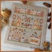 FILE PDF DIGITAL-Autumn in the city- Cross stitch pattern autumn, squirrels, pumpkins, turkey, hedgehogs,acorns, chestnuts 