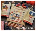 PDF DIGITAL FILE chart-Freedom- 3 cross stitch patterns patriotic cross stitch pattern, Americana product logo