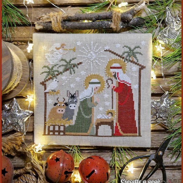 DIGITAL PDF FILE "Nativity Collection 3 - cross stitch Nativity, Jesus, Christmas, Nativity