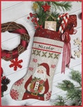 PDF FILE DIGITAL chart-Ho Ho Ho Christmas Stocking 2024 cross stitch pattern with alphabet and stocking tutorial product logo