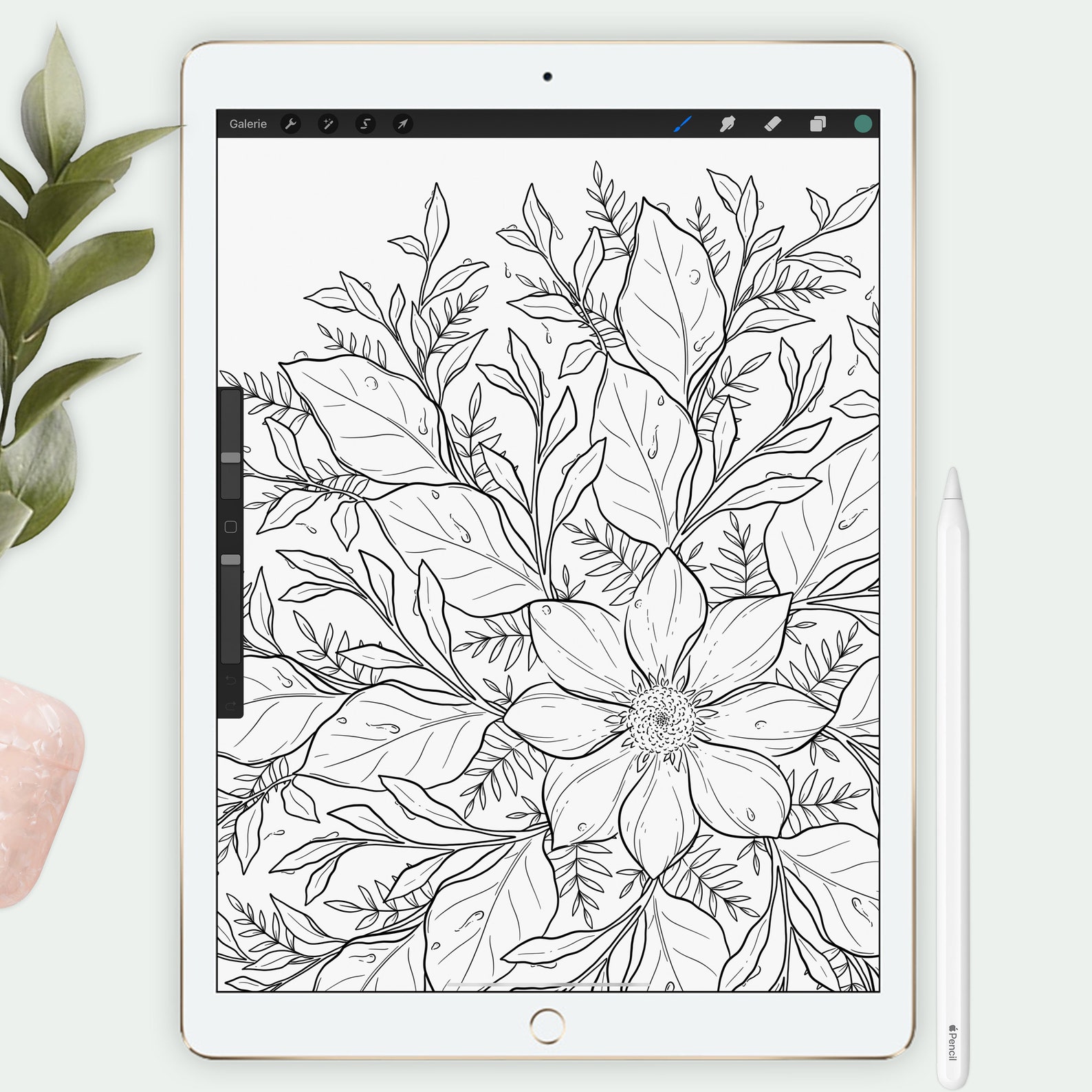 PRINTABLE and DIGITAL Adults Coloring Page Print at Home Etsy